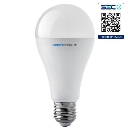 Ampolleta LED A65 Clásica 15W/3000K E-27